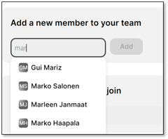 add new member